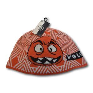 Volcom Faces Beanie F5831S0 PRP Snowboard Ski Stocking Cap Hat Youth One Size